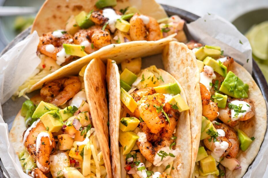 Healthy Prawn Tacos